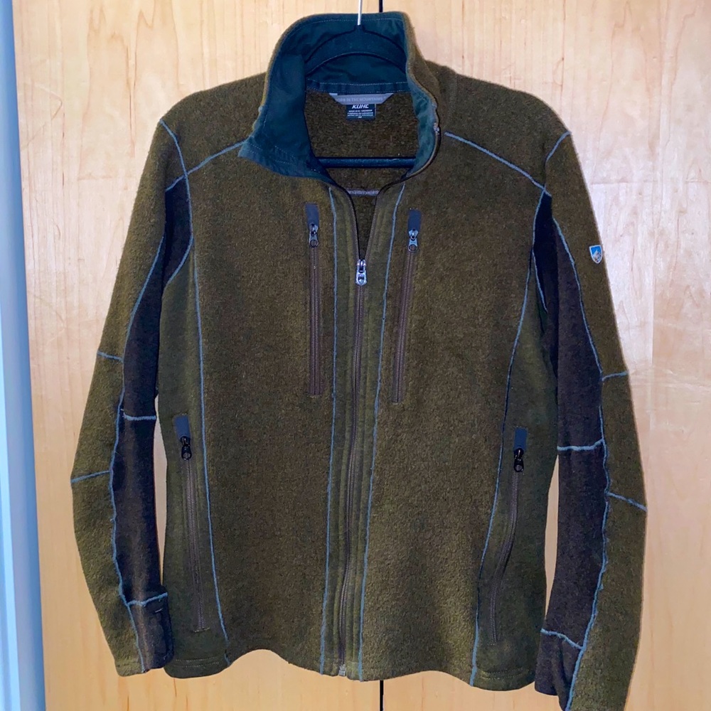 KUHL zippered jacket - darling stitching detail!